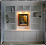 Sitting Room - Painted Shelving Unit